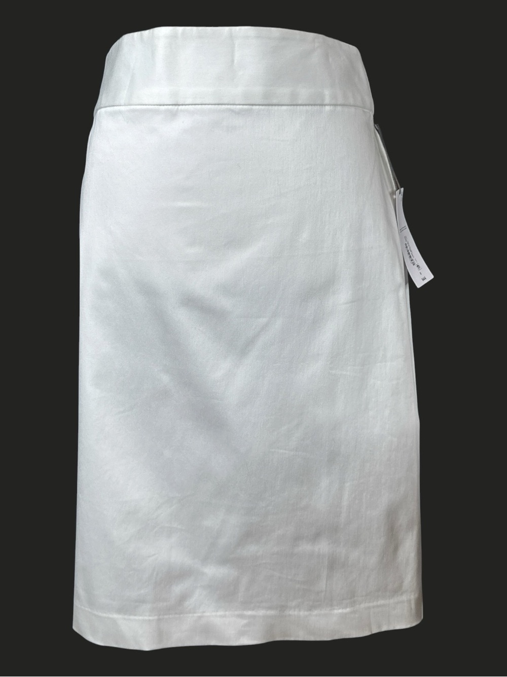 LIZ CLAIBORNE Classic White Midi Pencil Skirt